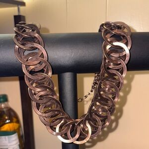Chic Bronze Chain Necklace